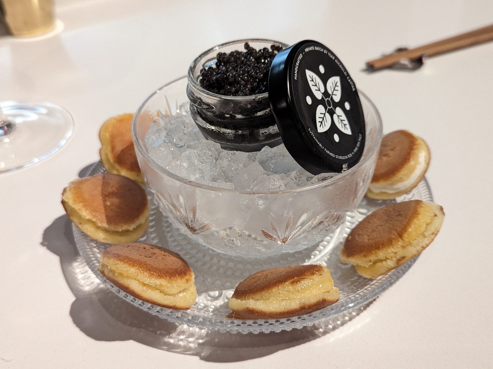 caviar at Nisei