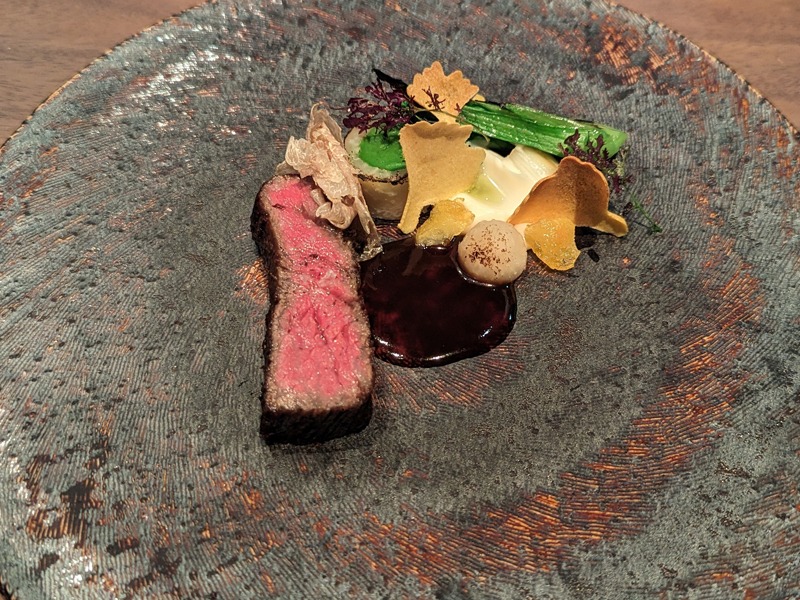 Sonoma Wagyu/Apple, Kohirabi, & Alba Truffle